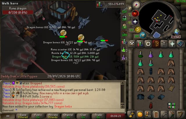 Screenshot of Dragon limbs