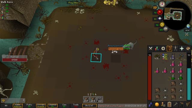 Screenshot of Scurrius' spine