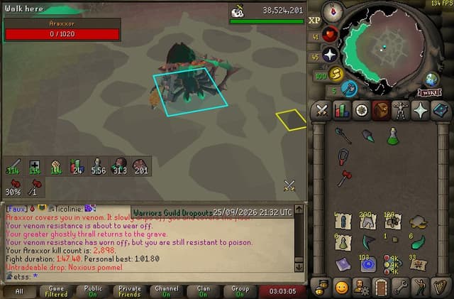 Screenshot of Noxious pommel
