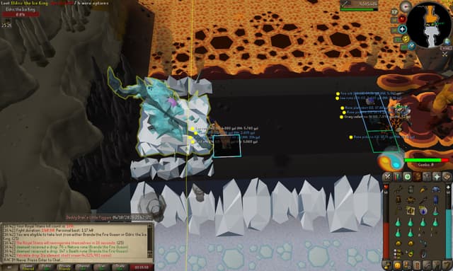 Screenshot of Ice element staff crown