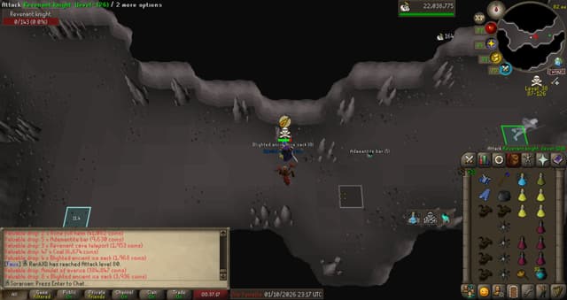Screenshot of Amulet of avarice