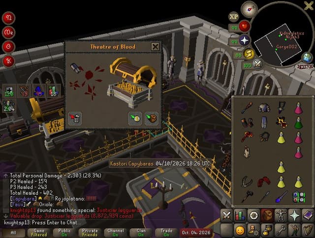 Screenshot of Justiciar legguards