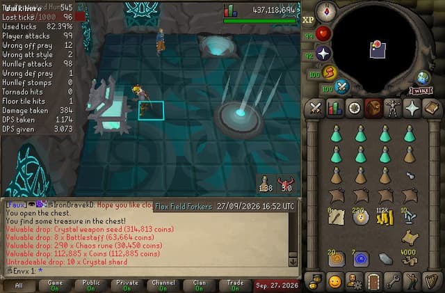 Screenshot of Crystal weapon seed