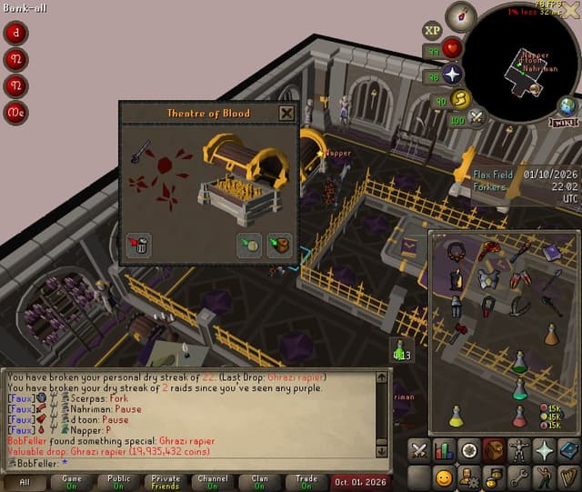 Screenshot of Ghrazi rapier