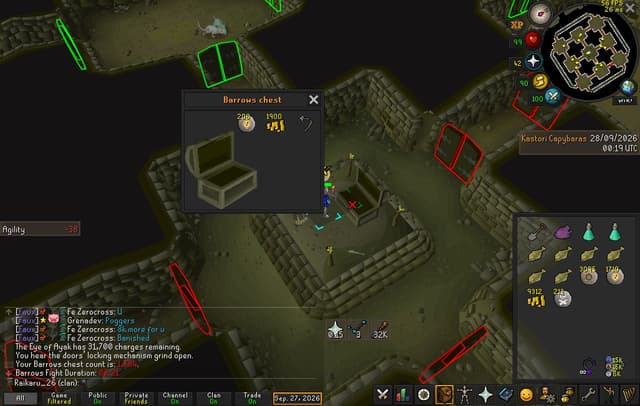 Screenshot of Verac's flail