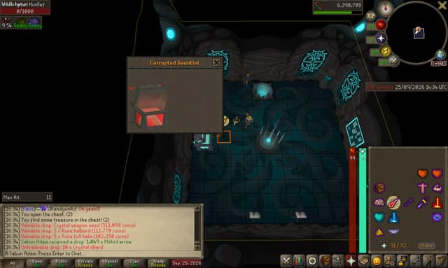 Screenshot of Crystal weapon seed