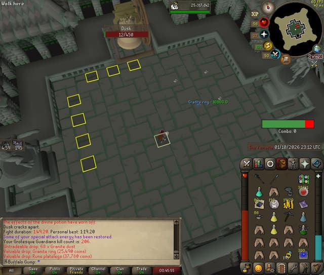 Screenshot of Granite ring