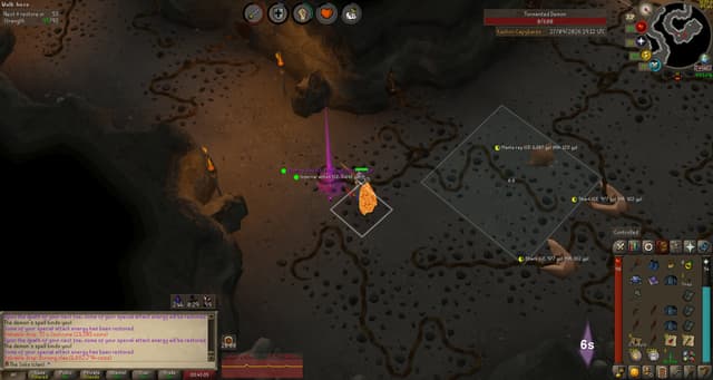 Screenshot of Burning claw