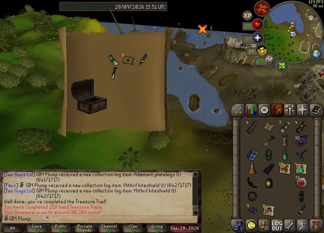 Screenshot of Lunar isle teleport