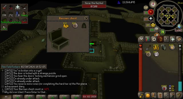 Screenshot of Ahrim's hood