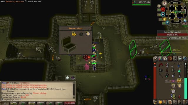 Screenshot of Ahrim's robetop