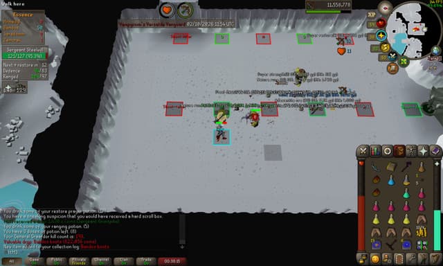 Screenshot of Bandos boots