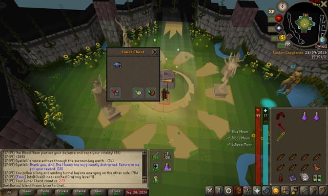 Screenshot of Blue Moon chestplate