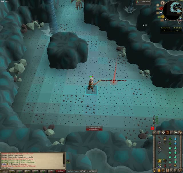 Screenshot of Zenyte shard