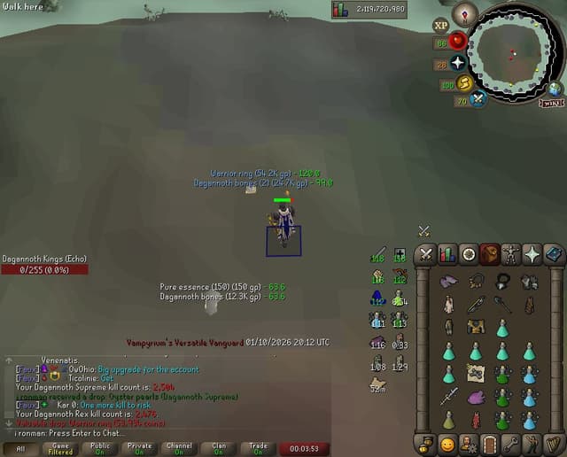 Screenshot of Warrior ring
