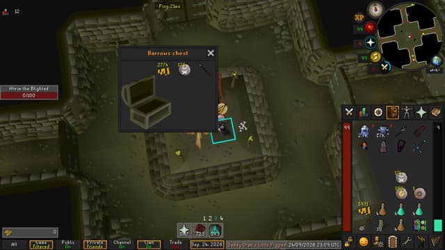 Screenshot of Guthan's warspear