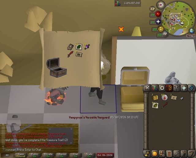 Screenshot of Master scroll book (empty)