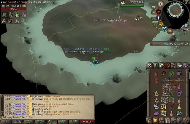 Screenshot of Warrior ring