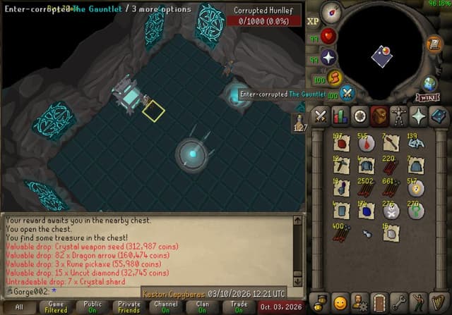 Screenshot of Crystal weapon seed