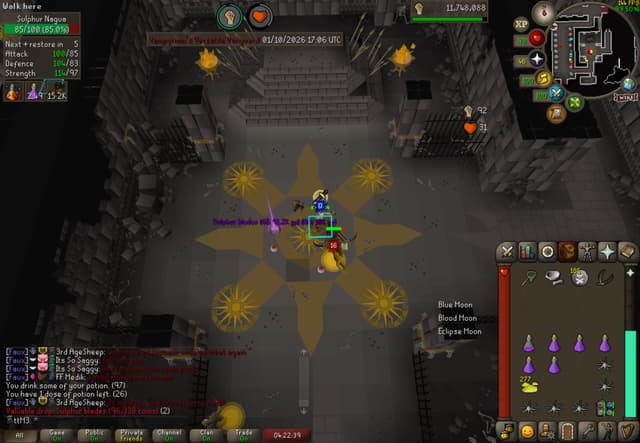 Screenshot of Sulphur blades