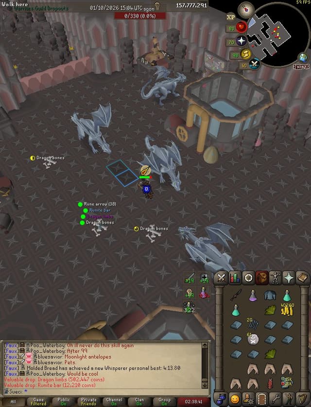 Screenshot of Dragon limbs
