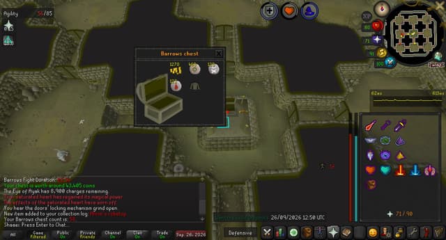 Screenshot of Ahrim's robetop