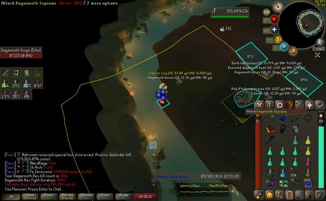 Screenshot of Warrior ring