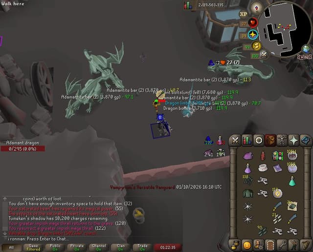 Screenshot of Dragon limbs