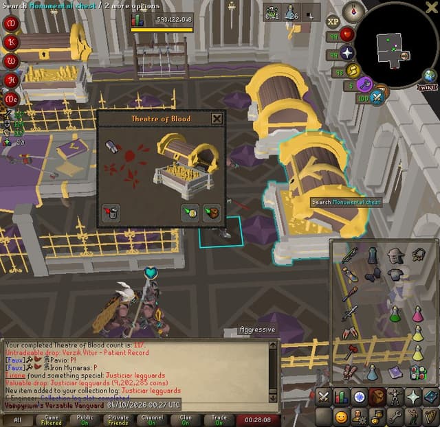 Screenshot of Justiciar legguards