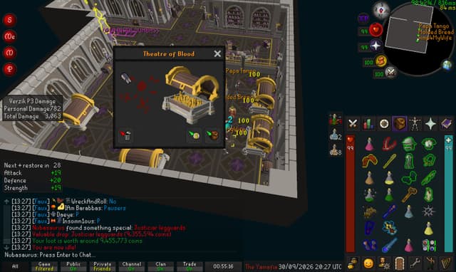 Screenshot of Justiciar legguards