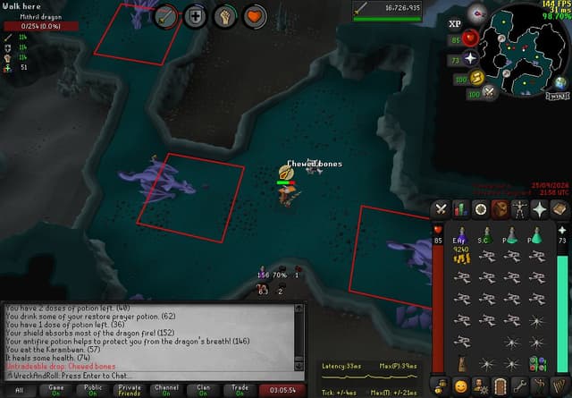 Screenshot of Chewed bones