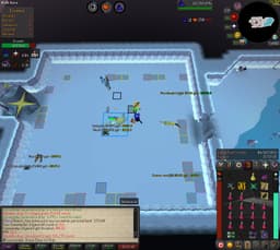 Screenshot of Saradomin's light