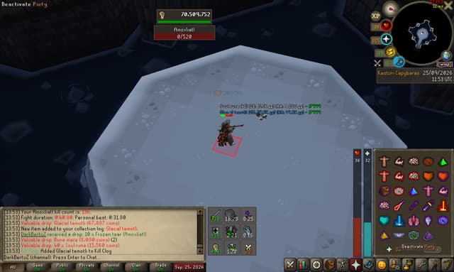 Screenshot of Glacial temotli