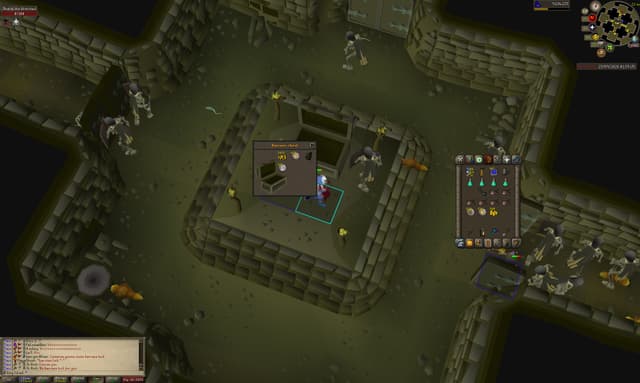Screenshot of Verac's helm