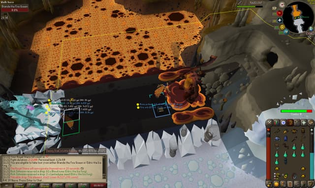 Screenshot of Fire element staff crown
