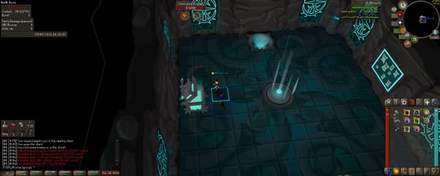 Screenshot of Crystal armour seed