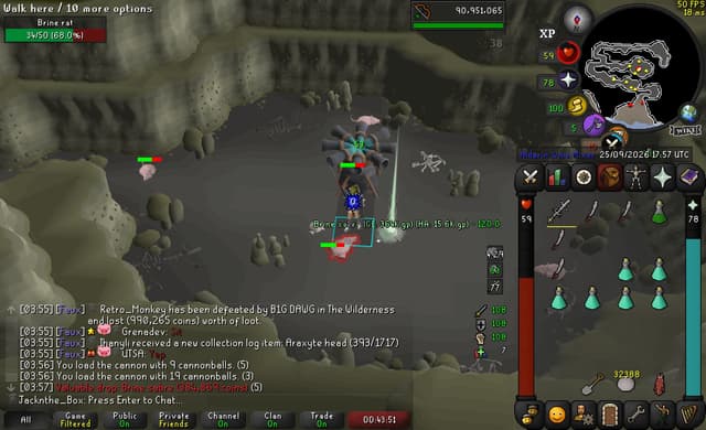 Screenshot of Brine sabre