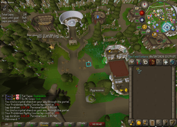 Screenshot posted for Prifddinas Agility Course Laps