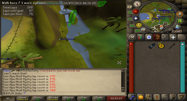 Screenshot uploaded by 0 PvM Skills