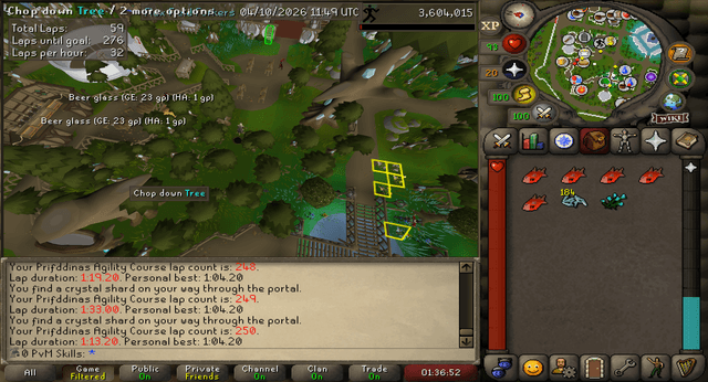 Screenshot uploaded by 0 PvM Skills