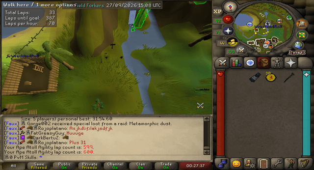 Screenshot uploaded by 0 PvM Skills