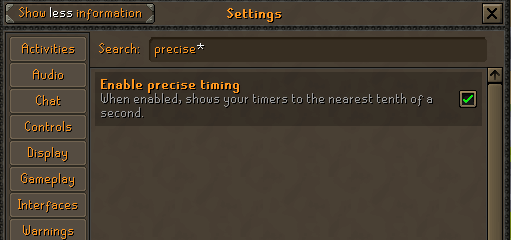 Precise Timing